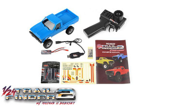 RC4WD 1/24 Trail Finder 2 RTR W/ Mojave II Hard Body Set BLUE Z-RTR0052 Micro