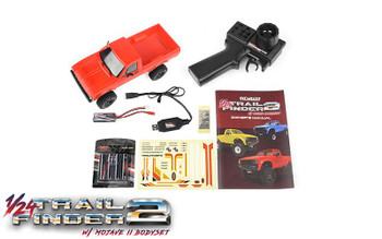 RC4WD 1/24 Trail Finder 2 RTR W/ Mojave II Hard Body Set RED Z-RTR0053 Micro