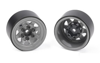 Stamped Steel 1.0" Stock Beadlock Wheels Plain Z-W0345 RC4WD Micro Wheel SCX24