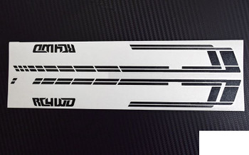 RC4WD Escapade Stripes for Gelande II 2015 Land Rover Defender D90 BLACK Z-B0244