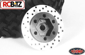 Hex side shown against a wheel. Supplied in pack of 4 with hardware