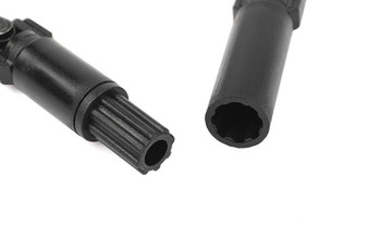 RC4WD Plastic Punisher Shaft V2 110 - 115mm 4.33 - 4.52" 5mm Hole Z-S2143 C2X