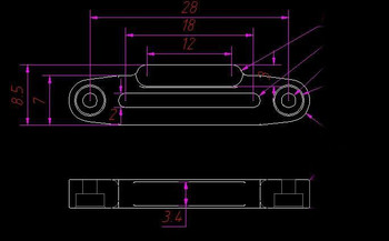 Detail dimentions and sizes of the item.