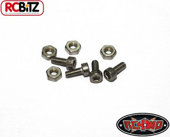 CLEARANCE 30% DISCOUNT RC4WD Winch Hold Down Mounting Screws Bolts & Nuts 4 Z-S0397 Fits Bulldog Winch