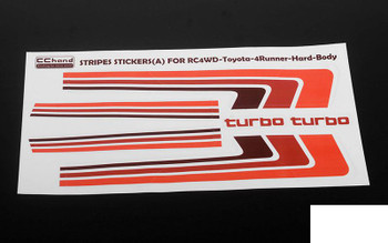 Retro Body Stripes for 1985 Toyota 4Runner Hard Body VVV-C0750 RC4WD Decal TOY