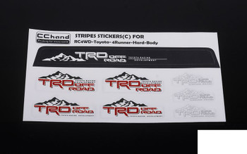 Front Windshield Decals for 1985 Toyota 4Runner Hard Body VVV-C0752 RC4WD