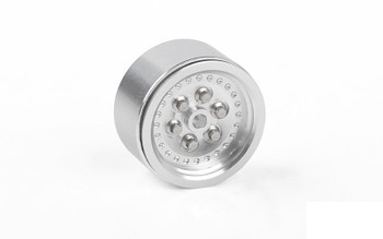 Stocker 0.7'' Beadlock Wheels Z-W0349 RC4WD Micro TF2 1/24 Pin Mount SILVER 24th