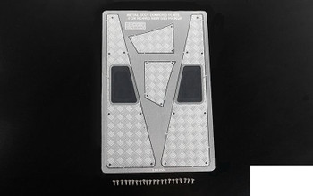 Steel FRONT Side Hood Diamond Plates for RC4WD Gelande II Defender D90 VVV-C1085