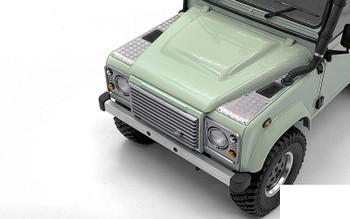 Steel FRONT Side Hood Diamond Plates for RC4WD Gelande II Defender D90 VVV-C1085