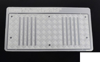 Steel Diamond Tailgate Plate for RC4WD Gelande II 2015 Land Rover D90 VVV-C1087
