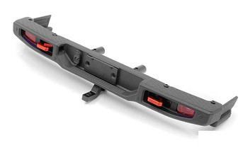 Rear Bumper Tow Hook License Plate Holder for Axial SCX10 III Jeep JT Gladiator