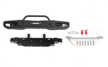 OEM Wide Front Winch Bumper Steering Guard for Axial SCX103 Jeep JLU B VVV-C1110