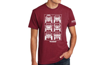 CLEARANCE 30% DISCOUNT RC4WD BluePrint Shirt (S) Z-L0394 Short Sleve T-Shirt Truck Logo RED SMALL