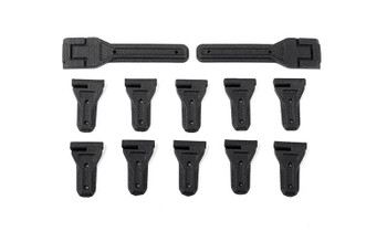 Complete Door and Tailgate Hinge Set for Axial 1/6 SCX6 Jeep Wrangler VVV-C1217