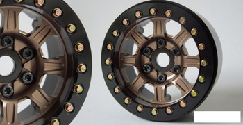 SSD 1.9" Warrior Beadlock Wheels BRONZE SSD00430 8 multi spoke 12mm Hex SCX10