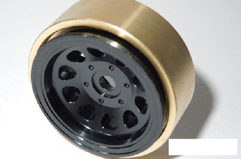SSD 1.0" Aluminum / Brass D Hole Wheels BLACK SSD00458 24g SCX24 18th G2 Wheel SSD 1.0" Aluminum / Brass D Hole Wheels BLACK SSD00458 24g SCX24 18th G2 Wheel