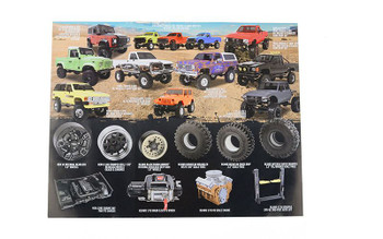 CLEARANCE 30% DISCOUNT RC4WD 2022 Tri-Fold Z-L0002 Brochures Promotion Information Leaflet UK x25