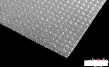 Scale Diamond Plate Aluminum Sheets (Style A) VVV-C0013 RC4WD Check Diamond