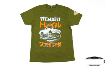 CLEARANCE 30% DISCOUNT RC4WD TF3 JDM Shirt (2XL) Z-L0426 GREEN Short sleeve T-Shirt 60/40 2X LARGE