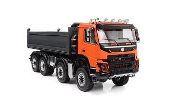 1/14 8x8 Armageddon Hydraulic Dump Truck FMX Orange Grey VV-JD00043 RC4WD