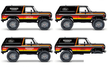 Body Decals for Traxxas TRX-4 '79 Bronco Ranger XLT (Style A) VVV-C0492 RC4WD