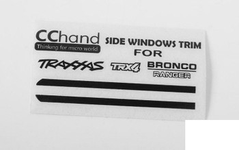 Front Side Window Trim for Traxxas TRX-4 '79 Bronco Ranger XLT VVV-C0519 RC4WD