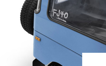 FJ40 Emblem for G2 Cruiser VVV-C0603 RC4WD x2 WHITE FJ 40 Gelande 2 RC TOY