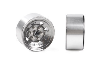 Stamped Steel 0.7" Stock Beadlock Wheels (Chrome) Z-W0093 RC4WD TF2 24th