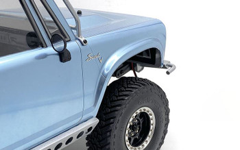 Side Metal Emblems for Vanquish VS4-10 Origin Halfcab Body SILVER VVV-C1032 RC