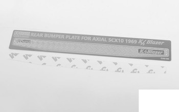 Rear Bumper Diamond Plates for Axial SCX10 II 1969 Chevrolet Blazer VVV-C0640