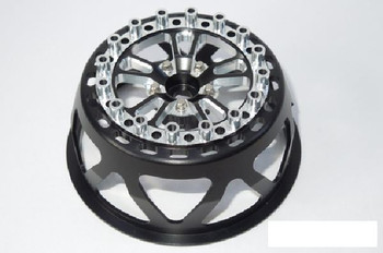 SSD V Spoke Drag Rear LW Main Wheels BLACK SSD00515 2.0/3.0" back wheel 44mm