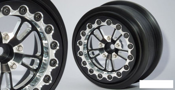 SSD V Spoke Drag Rear 2.2" / 3.0" LW Wheels BLACK SSD00520 back wheel 44mm