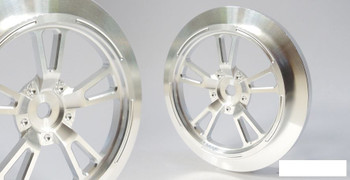 SSD V Spoke Narrow Drag Front 2.2/2.7" Wheels SILVER SSD00530 13.3mm 33g