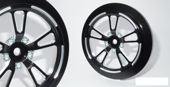 SSD V Spoke Narrow Drag Front 2.2/2.7" Wheels BLACK SSD0053313.3mm 33g