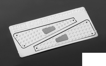 Metal Front Side Hood Diamond Plates for 1/18 Gelande D90 VVV-C0269 RC4WD 18th