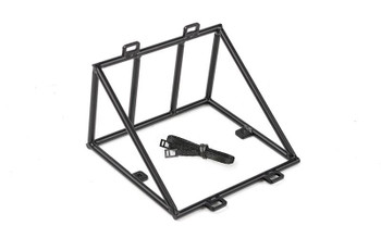 1/10 Bed Mounted Tire Carrier Z-S0759 RC4WD 10x9cm METAL inc tyre straps 10th RC