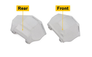 Axle Diff Guard for Vanquish Currie Axle F10 VVV-C1385 RC4WD Cover x2