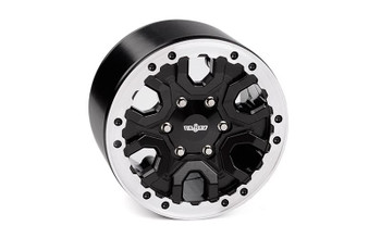 Sasquatch 1.9" Beadlock Wheels Z-W0017 RC4WD scale wheel 5 spoke BLACK