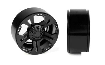 Resistance 2.2 Internal Beadlock Wheels Z-W0132 RC4WD 5 Spoke Black Wheel