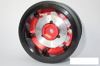 SSD 2.9" Boxer Beadlock Wheels (Red) SSD00553 6 bolt mount 17mm Hex SCX6