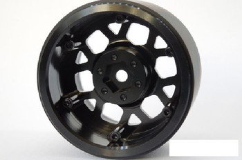 SSD 2.2" Boxer Beadlock Wheels (Black) SSD00561 for Axial Ryft Losi Baja Rey