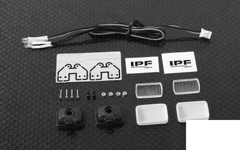 1/10 Square IPF Lights w/ LED VVV-C0229 RC4WD 10th 18x13mm dia spot fog RC TOY