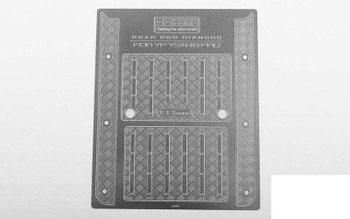 Rear Bed Diamond Plate for Vanquish VS4-10 Origin Body VVV-C1007 RC4WD tread