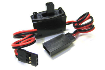 Etronix JR Switch ET0780 ON/OFF loom servo connector plug power LED lights RC