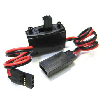 Etronix JR / Futaba Switch ET0782 ON/OFF loom servo connector plug power LED