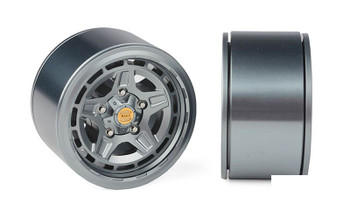 RC4WD Warn 1.9" Epic Diamond Cutter Wheels Z-W0092 Beadlock GREY 12mm Hex