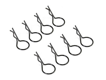 Fastrax Black Large Body Clips (8) FAST213BK