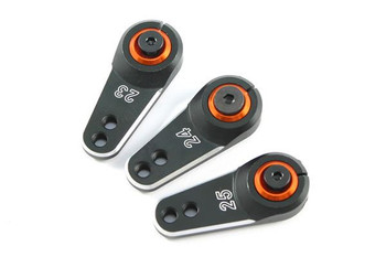 Fastrax 23T Black Aluminium Servo Horn JR Spektrum Airtronics Sanwa KO FAST310B