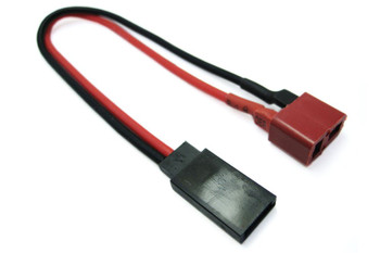Etronix Futaba Female Connector To Deans Female Plug ET0814 T-plug to Servo wire