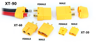 Etronix Female XT-60 To Male EC3 Plug Connector Adaptor ET0842EC3 XT60 Lead wire